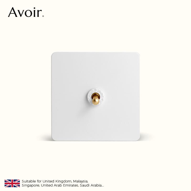 Home Improvement Uk - Avoir Kippschalter, britisches Steckdosenpanel, Steckdose, UK,