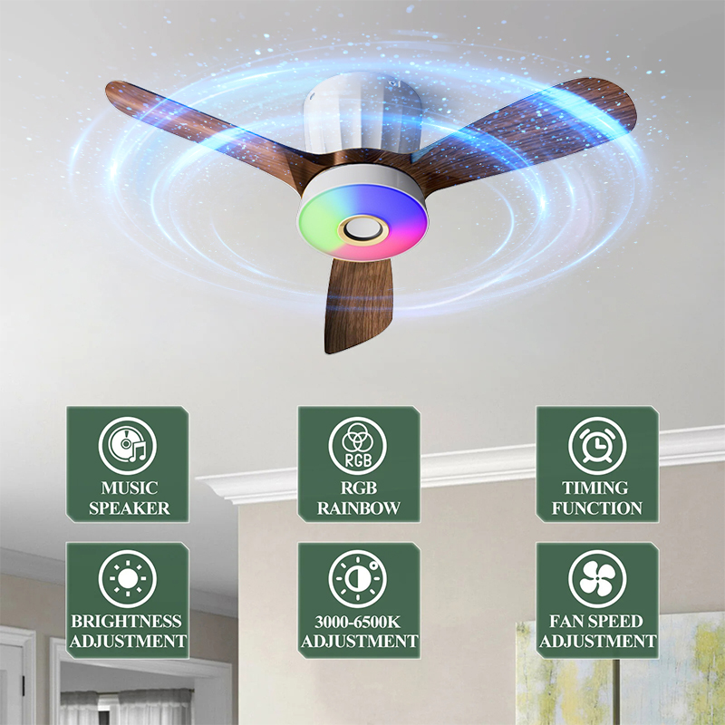 Intelligenter dreiblättriger D – Ceiling Fan Mount Bewertung und Preis